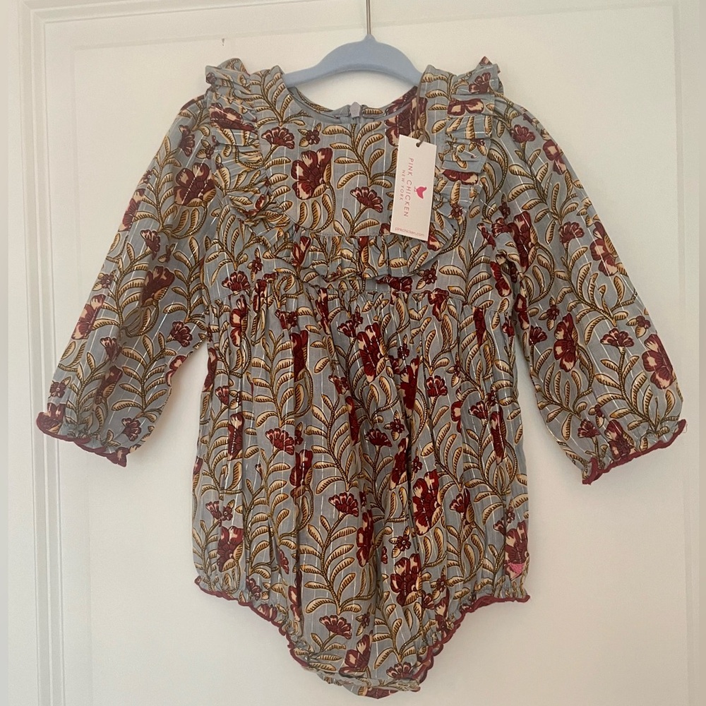 NWT Pink Chicken Dress Up Bubble (12-18 Months)